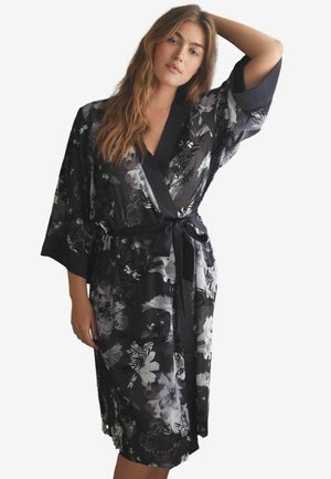 REGULAR FIT  BIRD - Accappatoio - black