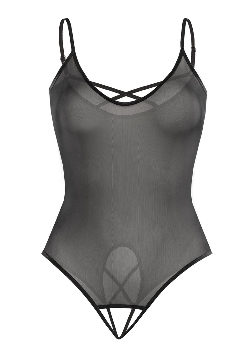 Teyli WITH THIN STRAPS SILVIA - Body - black - Zalando.ie