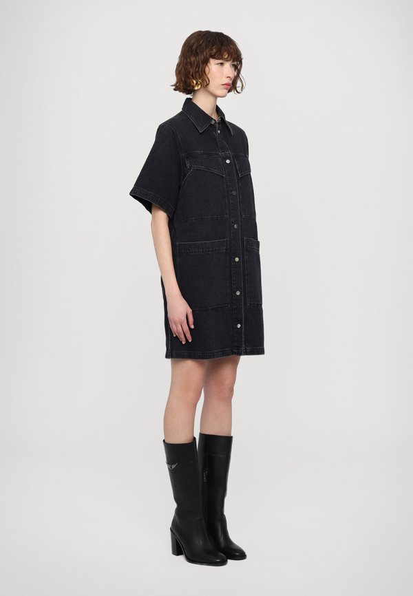 MINI DRESS - Denim dress3