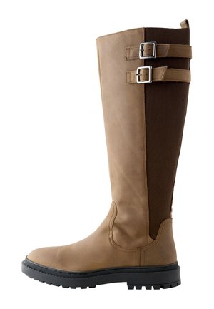 Next, Platvormsaapad - chocolate brown oiled leather