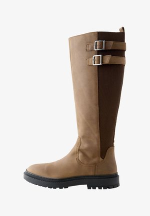 Next, Platvormsaapad - chocolate brown oiled leather