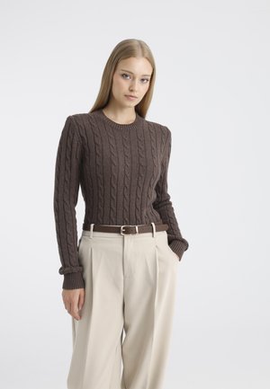 Felix Hardy, CREW NECK PULLOVER - Pullover - brown