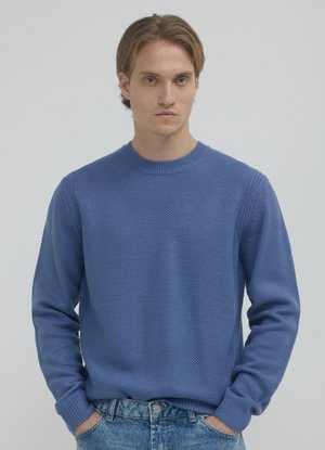 Calliope GIROCOLLO LAVORATA - Maglione - azzurro