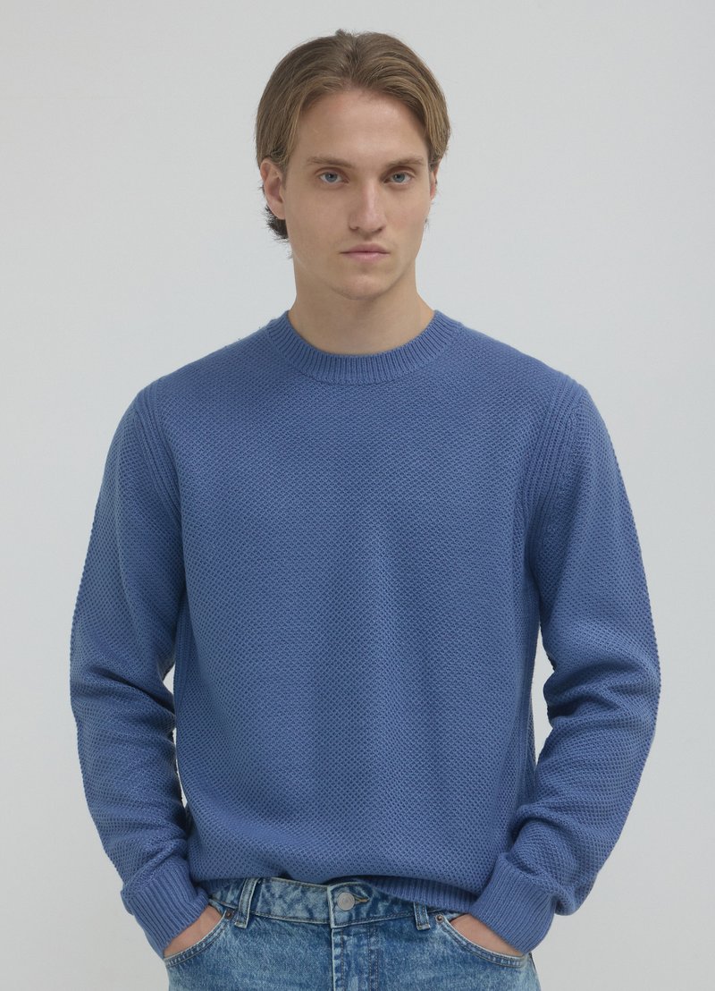 Calliope GIROCOLLO LAVORATA  - Strickpullover - azzurro