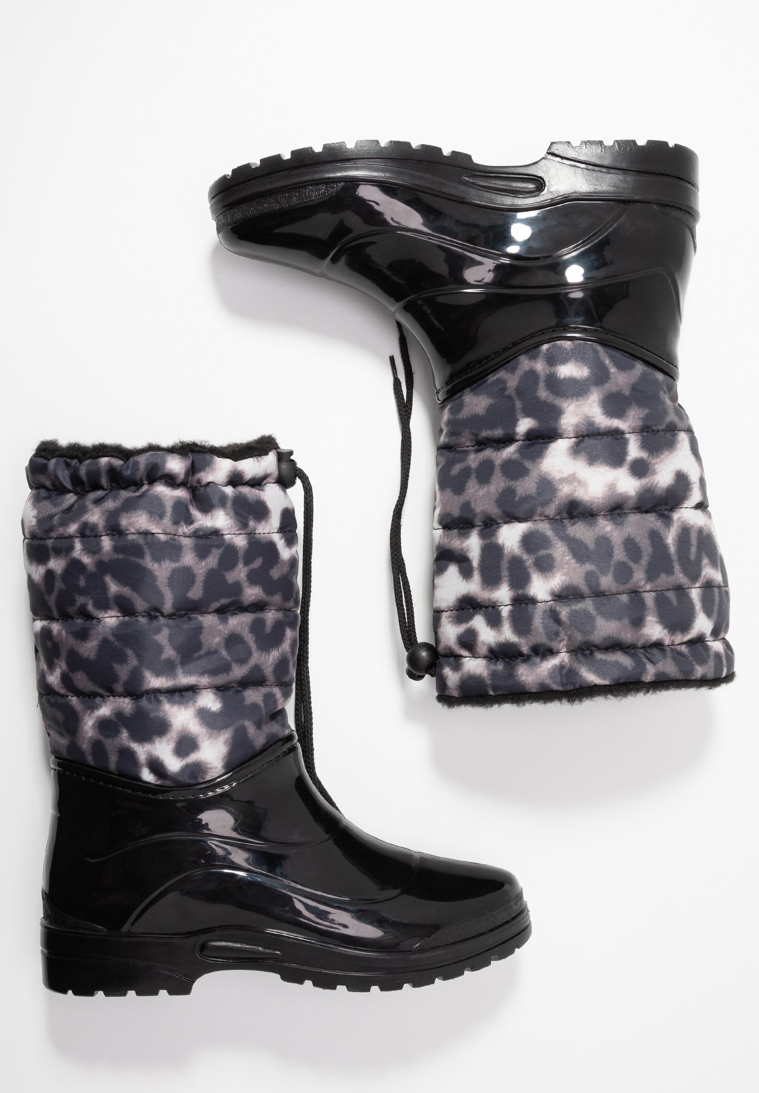 Scholl NEW VESTMANN - Botas de agua - animal print/negro - Zalando.es