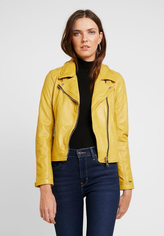 INDIANA - Skinnjakke - yellow