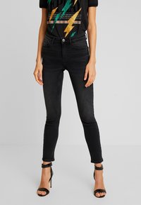 Pieces Vaqueros pitillo - black