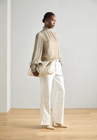 Mos Mosh GLAM BLOUSE - Palaidinė - mourning dove