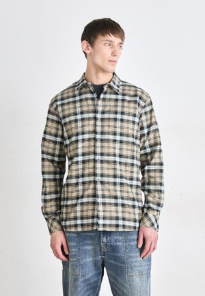 CHECK SUNE - Hemd - beige