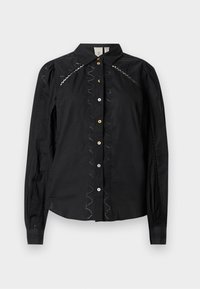 YASKENORA SHIRT - Bluza s gumbima - black