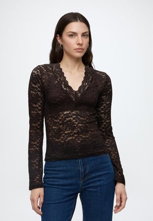 Vero Moda, VMFIE - T-shirt à manches longues - chocolate torte