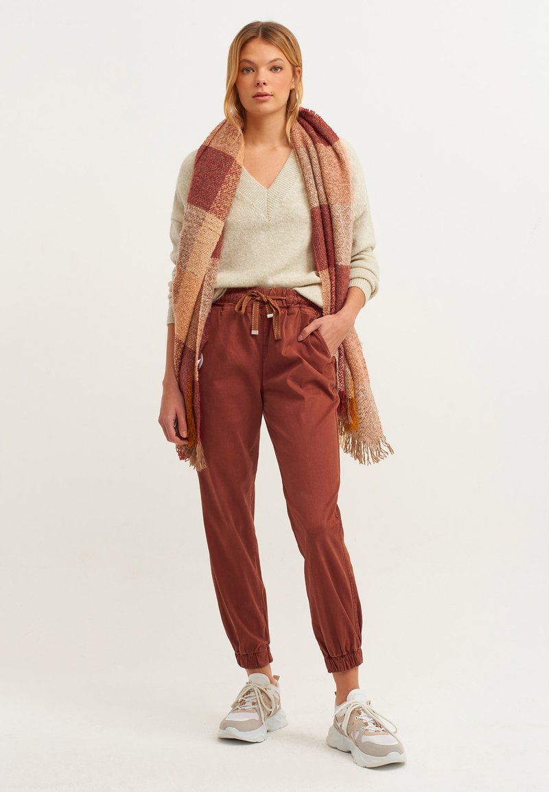 Damen Chinos | OXXO Jogginghose antik sequioa/cognac - PO55239 Damen Chinos | OXXO Jogginghose antik sequioa/cognac - PO55239