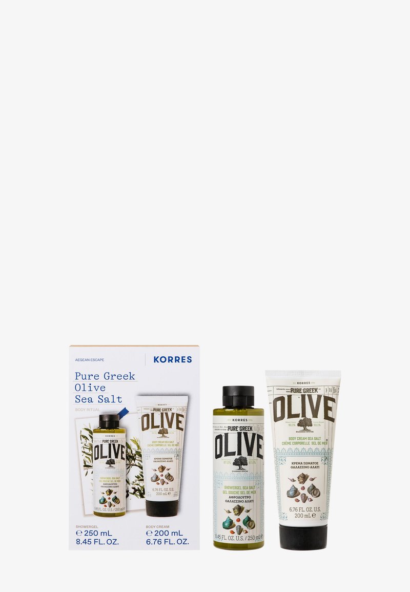 KORRES PURE GREEK OLIVE SEA SALT BODY RITUAL SET - Kroppsvård - set
