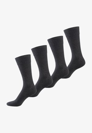 NUR DER 4-PACK - Socken - anthrazitmel
