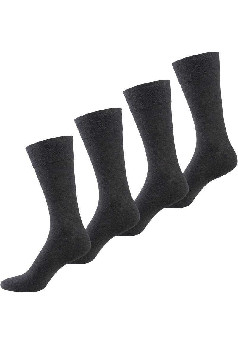NUR DER 4-PACK  - Socken - anthrazitmel