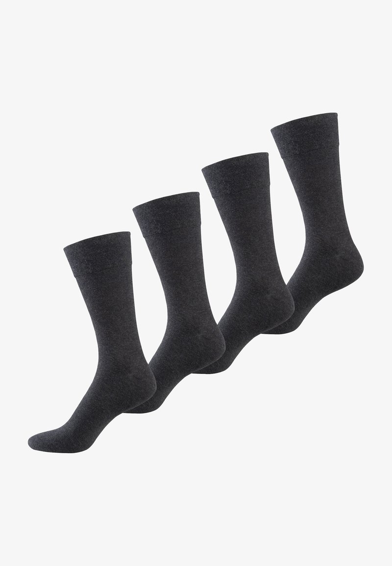 NUR DER 4-PACK  - Socken - anthrazitmel