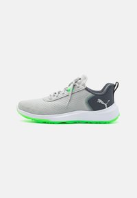 Puma Golf - FUSION CRUSH SPORT - Golfsko - ash gray/strong gray/fluro green Miniaturebillede 1