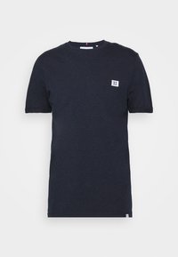 Não selecionado, dark navy melange/off white/paris blue