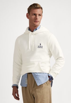 LOGO HOODIE - Kapuzenpullover - deckwash white