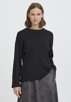 b.young MMORLA LOOSE - Neule - black