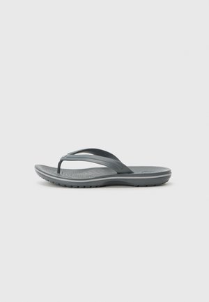 CROCBAND UNISEX - T-bar sandals - slate grey/smoke