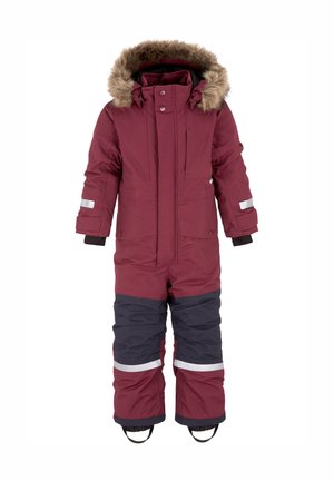 BJÖRNEN COVERALL - Schneeanzug - dark red
