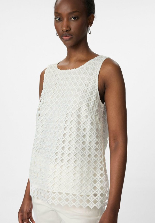 ELEGANTES - Bluse - weiß