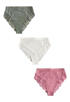 Next, 3 PACK . - Slip - green pink cream