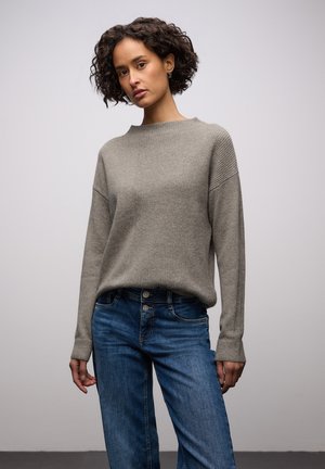 STRUKTURMIX  - Pullover - braun