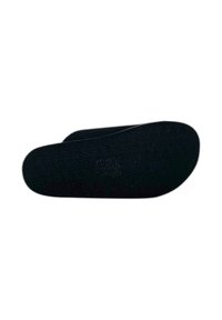 InSole ortopedico nero con superficie testurizzata. Bordi curvi e forma sagomata per supporto del piede. Materiale leggero e flessibile.