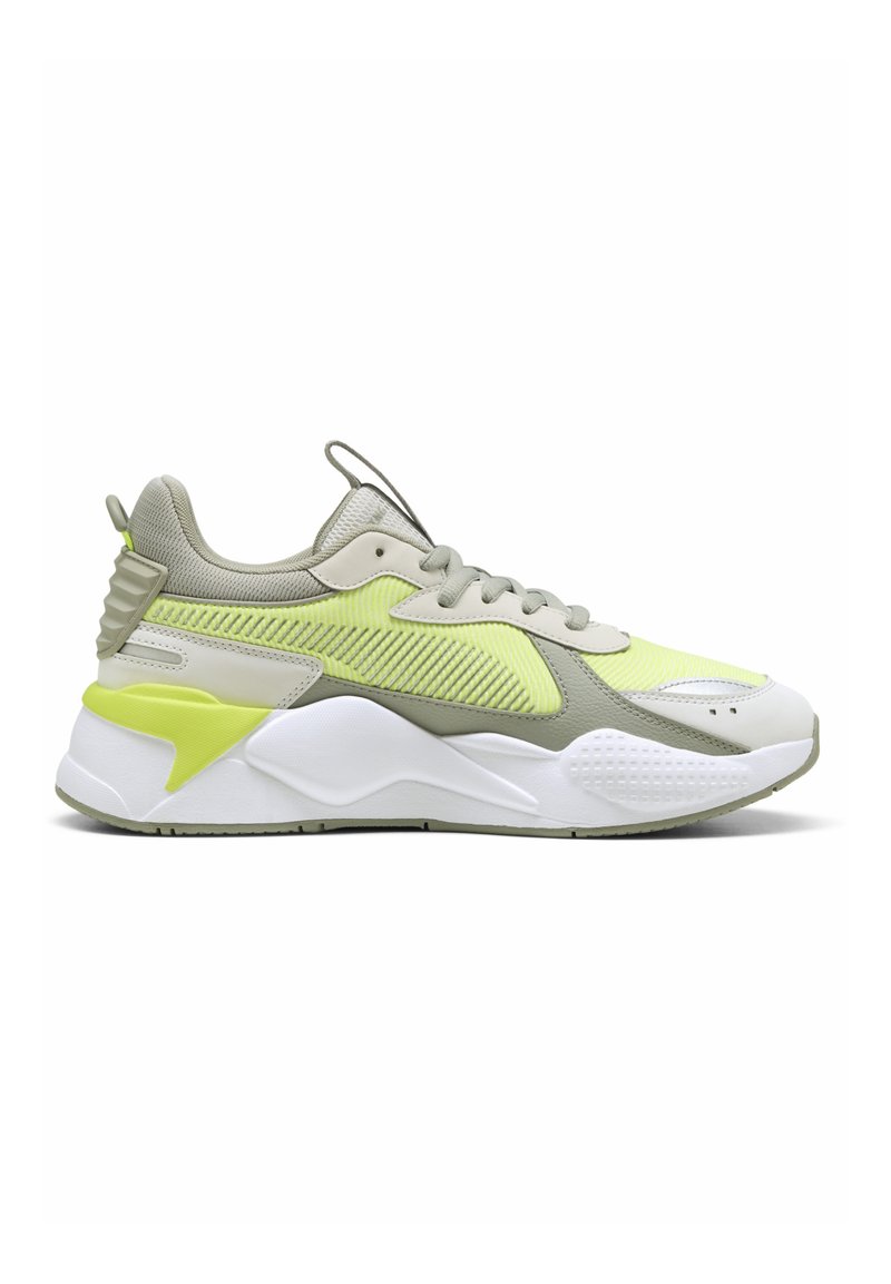 Puma Light Gray and Neon Yellow Low-Top Sneakers s-l400.jpg main image 2