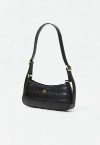 Calvin Klein EMBOSSED  - Borsa a mano - black/antique light gold-coloured