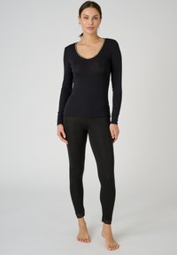 Damart MANCHES LONGUES THERMOLACTYL SENSITIVE - Maglietta intima - noir