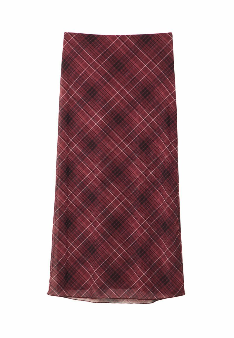 Stradivarius Kokerrok bordeauxrood