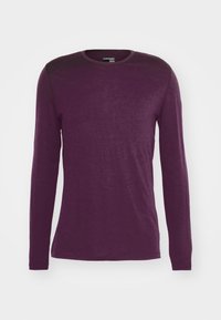 LS CREWE - Ilgarankovis viršutinės dalies drabužis - DARK PURPLE