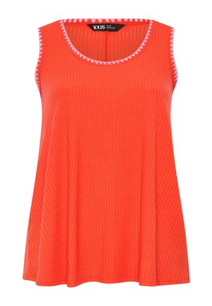 Yours Clothing, WOMEN'S VESTS & CAMIS - Top - orange