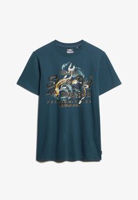 Seleccionado, blue bottle