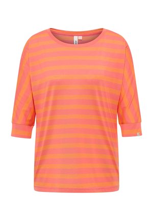SHIMONA STRIPES - Longsleeve - coral