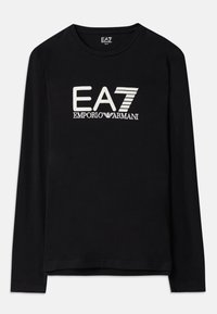 TRAIN VISIBILITY TEE - Langærmet T-shirt - black/cream