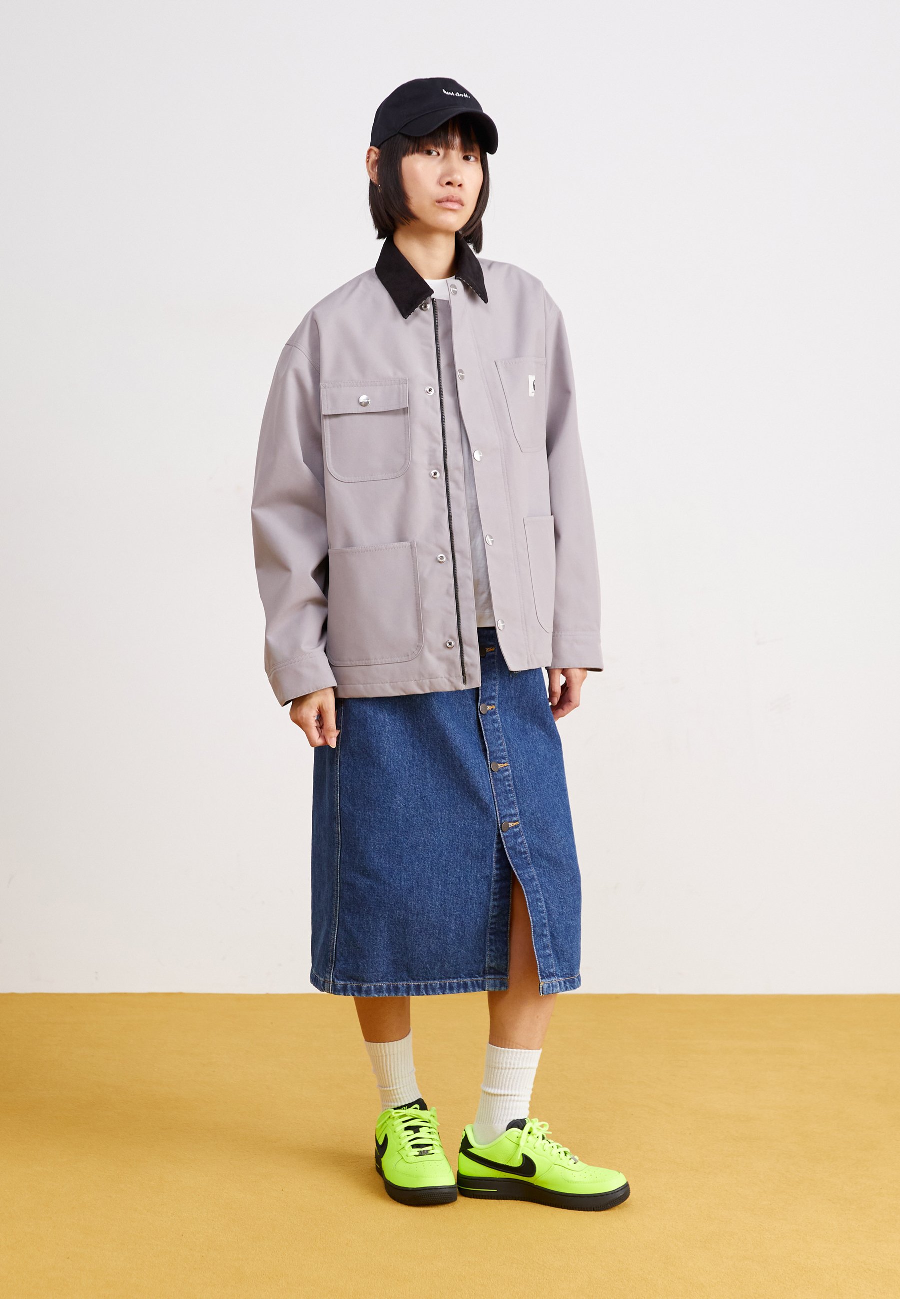 Carhartt WIP CLAPTON JACKET - Summer jacket - yosemite/black/grey