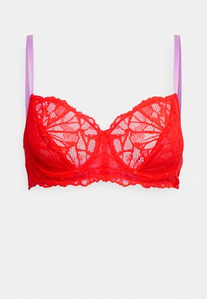 ALMA GRAPHIC UNDERWIRE BRA - Underwired bra - bright red