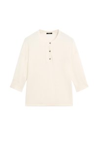 Massimo Dutti ROUND BUTTONED NECK - Longsleeve - beige