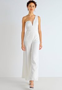 WAL G. FLEUR ONE SHOULDER  - Kombinezonas - white