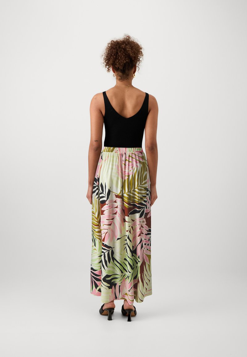 Jupe Midi Coast UK Taille 14 - Crème Fleurie En Viscose - Très Bon état