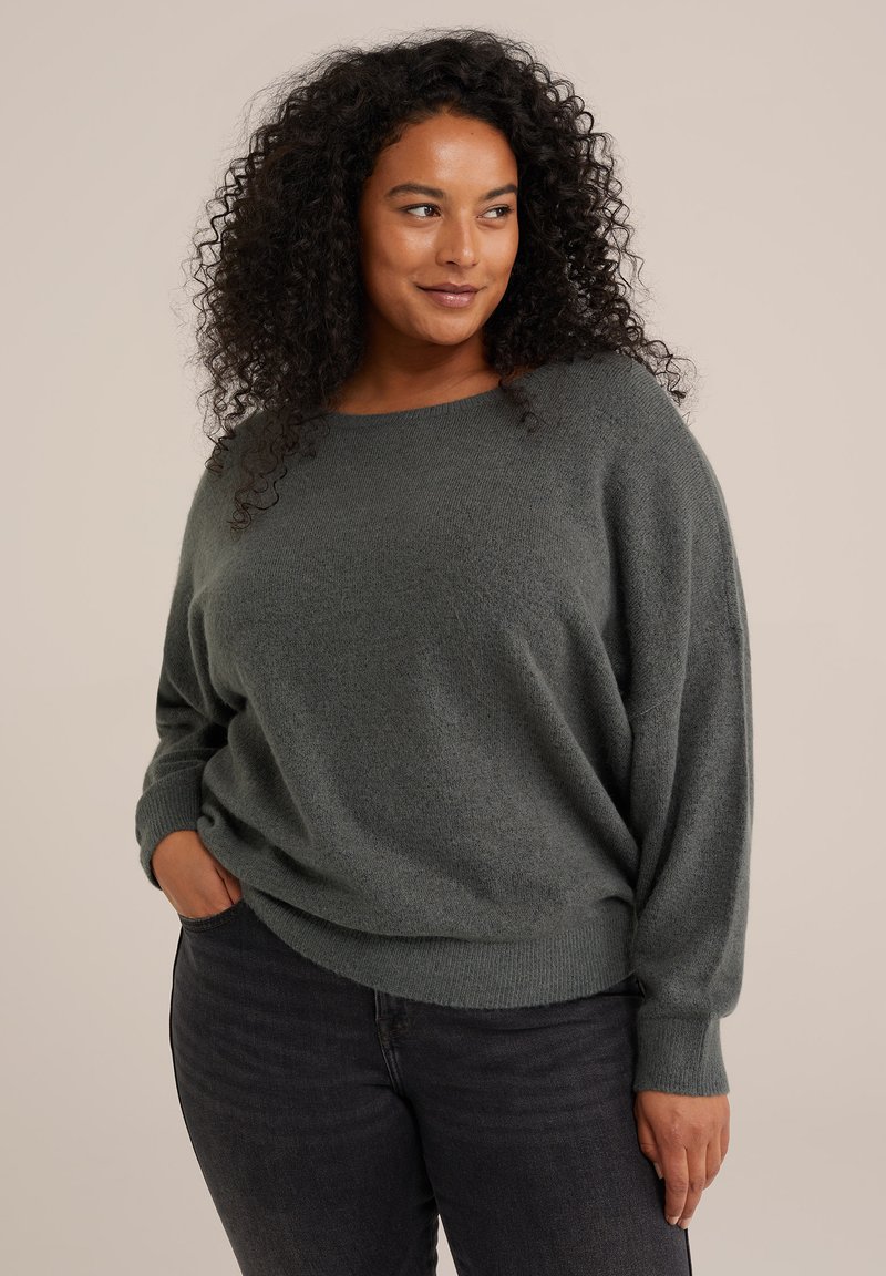WE Fashion CURVE - Pulover - green