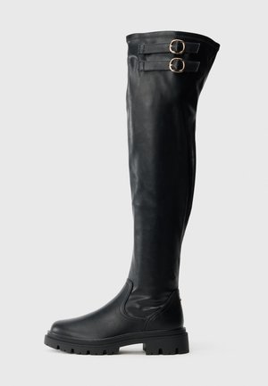 Overknee laarzen - black