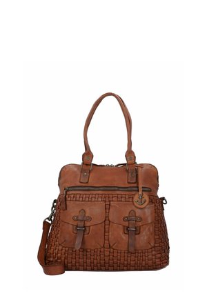 URBAN POETS SCHULTER - Borsa a mano - charming cognac