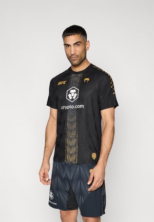 UFC ZENITH FIGHT NIGHT MENS  - Marškinėliai su spaudiniu - black/gold