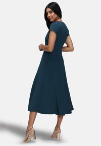HotSquash A LINE WITH CAP SLEEVES - Jerseykleid - teal