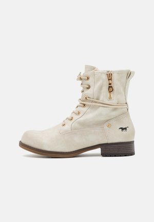 Lace-up ankle boots - ice